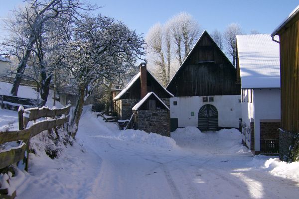 Unser Hof im Winter